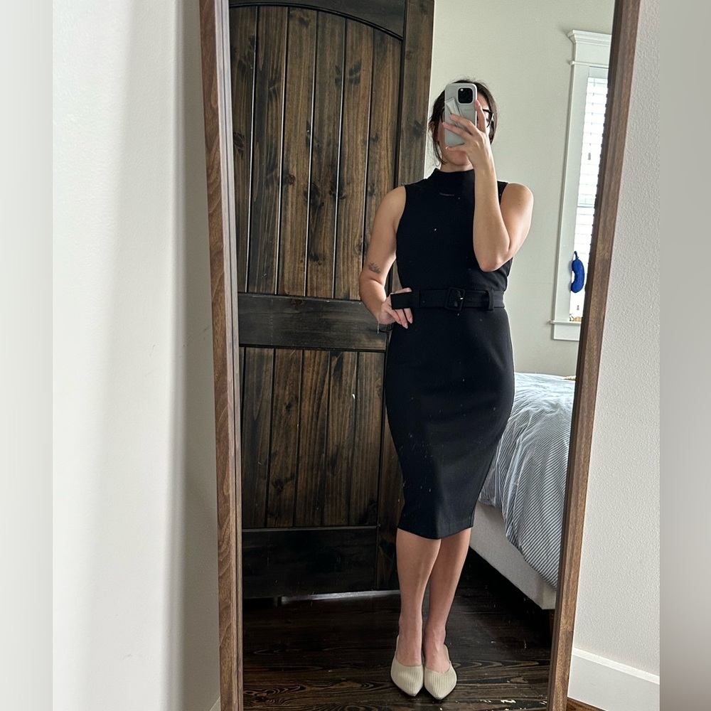 EXPRESS - HALTER SLEEVELESS LITTLE BLACK DRESS